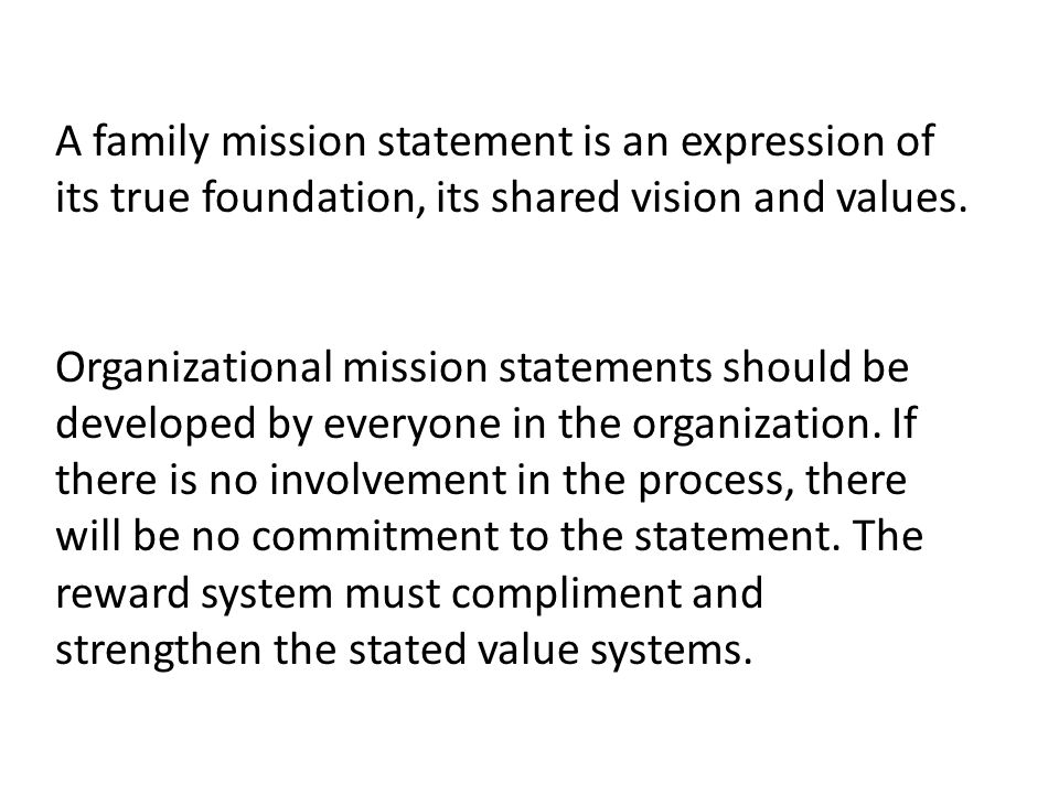 Mission statement